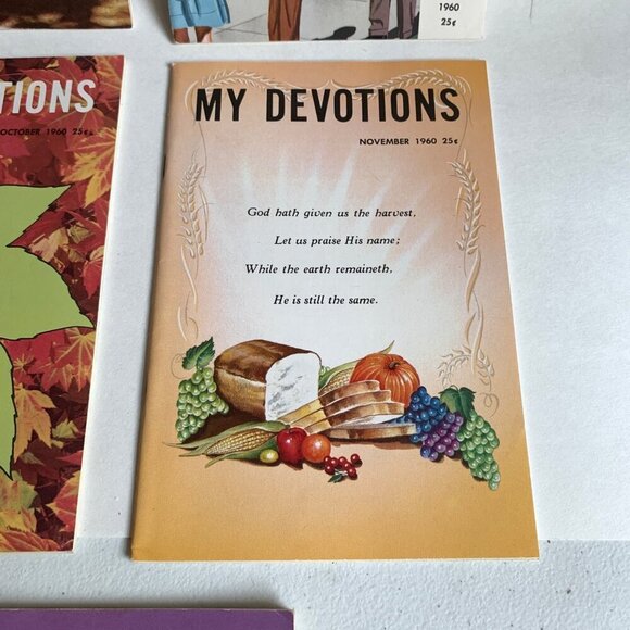1960s My Devotions Magazines Lot of 4 Plus Bonus Intermediate Bible Lessons - Picture 4 of 6